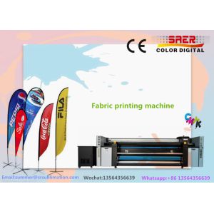 China 6kw Tent Fabric / Flag Fabric Printing System With High Resolution on sale