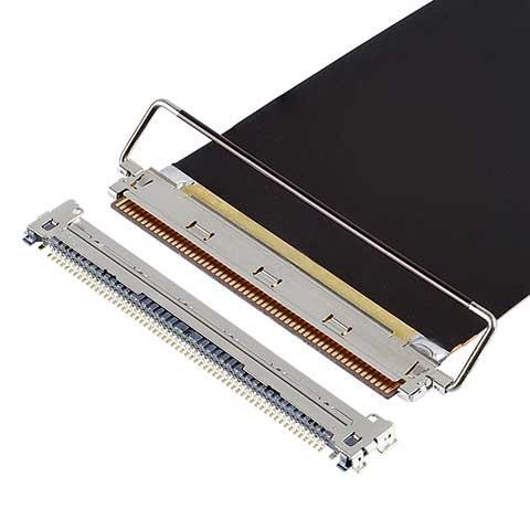 Quality 40P Automotive Coaxial Cable Connectors 20858-040T-01 40Pin Mating Direction Horizontal wholesale