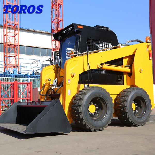 Closed Crankcase Ventilation 1000Kg Small Front Loader Skid Steer 1 Year