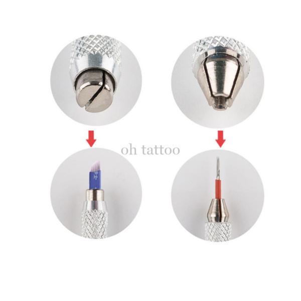 Quality Cross Lock With Hole And Slotted Lock Semi Permanent Eyebrows Microblading Tattoo Pen wholesale