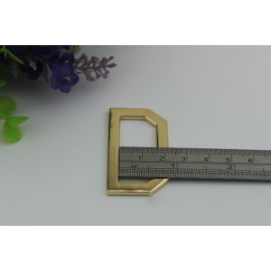 China wholesale 38 mm adjustable strap metal d ring for shoulder bag