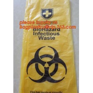trash bag for infecciosas, hospital use, biohazardous refuse bag, biodegradable