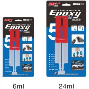 Two Component Epoxy Adhesive with 1:1 Mixing Ratio High Shear Strength and Water