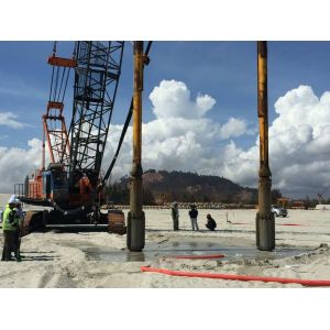 Pile Driver Machine Sand Compaction Stone Column Deep Soil Improvement Top Feed