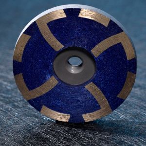 12 Segments D100MM Concrete Grinding Wheel with 5/8-11 Connection and Abrasive