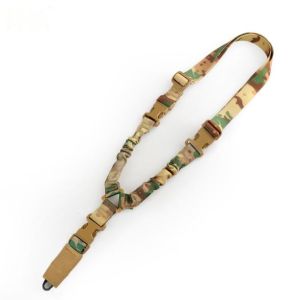 Single-Point Tactical Rifle Sling Multi-Function Adjustable Crossbody Strap