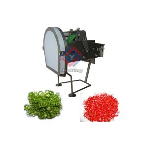 Cheap 0.375kw Vegetable Processing Equipment Green Onion Chili Pepper Scallion Celery Cutting Machine for sale