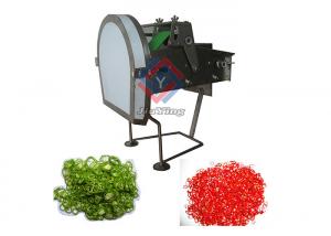 China Practical Electric Chilli Pepper Cutting Machine Output 150kg/H on sale
