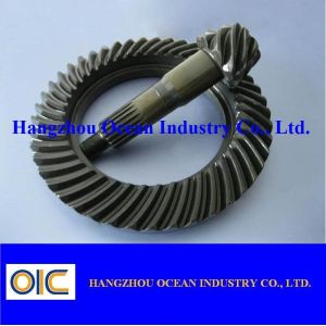 Various Sizes Crown Wheel and Pinion Spiral Bevel Gear with 4.11 1 Ratio