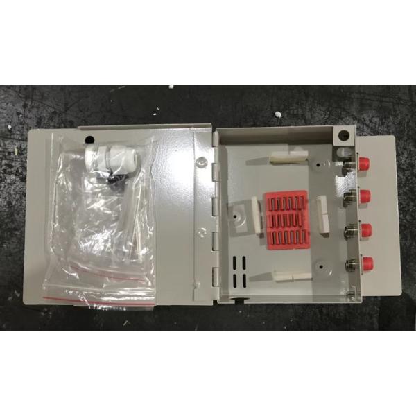 FTTH Mini Wall Mount Fiber Optic Terminal Box 8Port SC / LC / ST / FC