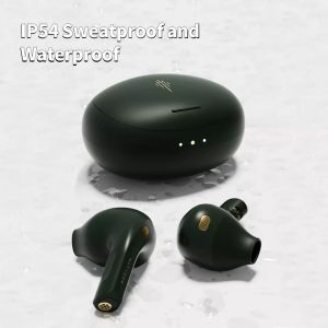 IPX5 waterproof Noise Cancelling Bluetooth Earbuds With Wireless Charging Case