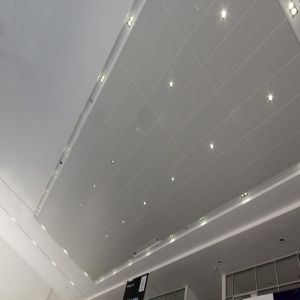 Aluminum Metal Snap In Ceiling Fireproof Customizable Size