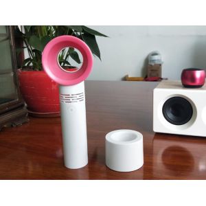 USB Mini Leafless Fan Portable Handheld Chargeable Mini Bladeless Fan