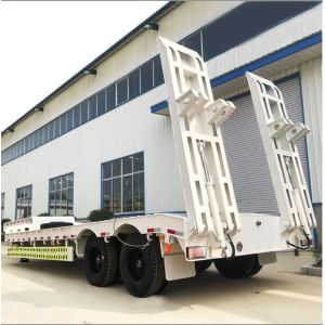 XM Group 4 Axle 50 60 Ton Gooseneck Lowbed Semi Trailer Lowboy Truck Trailer For