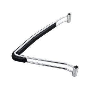 Universal Desk Chair Armrests Electroplate Ergonomic Chair Armrest Chrome Plated