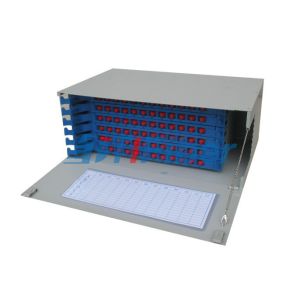 China SC ODF Rack Mount Fiber Patch Panel With 12 Core Fiber Splice Tray on sale