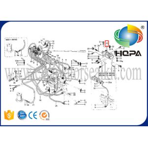 096-5945 0965945 Hydraulic Main Pump Excavator Solenoid Valve E110B E120B E200B