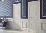 Coloured Wooden French Doors , Front PVC Wood Door 2000*900mm PRIMA02