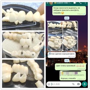 Artificial Teeth Making Material Multilayer Preshaded 4D Pro Zirconia Discs for