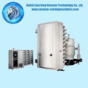 China Gold / Black Color Vacuum Titanium Coating Machine For Stainless Steel Shisha Pot on sale