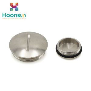 IP54 Brass Cable Gland Accessories Electroplating Hexagonal Screw Plugs