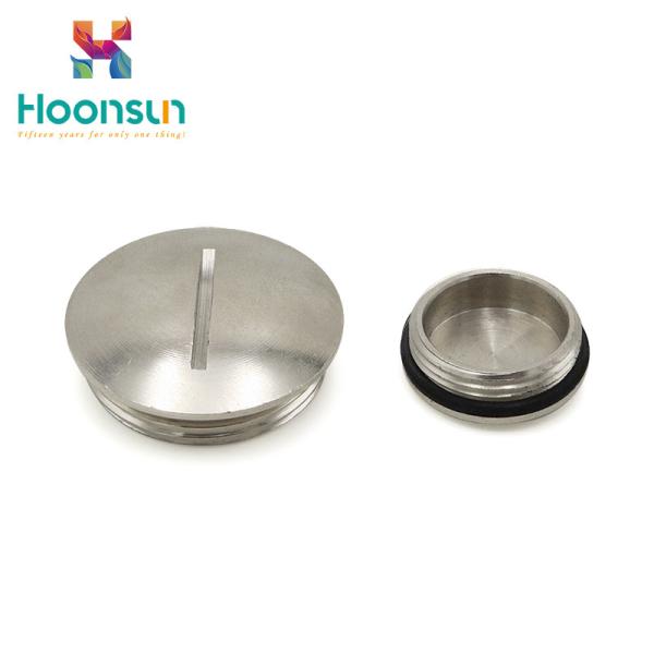 Quality IP54 Brass Cable Gland Accessories Electroplating Hexagonal Screw Plugs wholesale