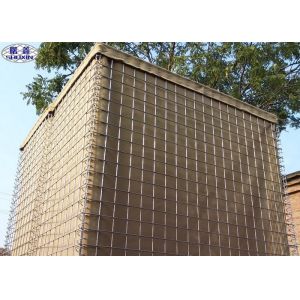 China Sand Wall Mesh Gabion Box Anti Blast Defensive Barrier Blast Mitigation on sale