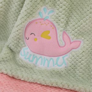 Fluffy Soft Newborn Blanket 30x40 Toddler Warm Lightweight Plush Throw