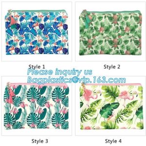 custom logo 12oz canvas cotton cosmetic pouch,China Factory Wholesale Fashion