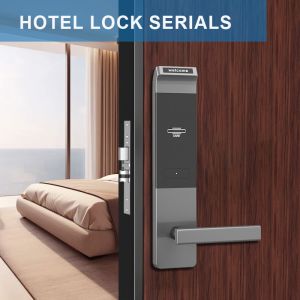 RFID Card Smart Electronic Door Handle Lock Semiauto Aluminium Alloy For For