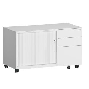 Cheap Left Sliding Door SPCC Mobile Office Filing Cabinet Right 3 Drawer for sale