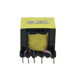 Customized Input/Output Voltage High Power Single-Phase Transformer PQ2020 20 Ferrite Core Step with Copper Winding