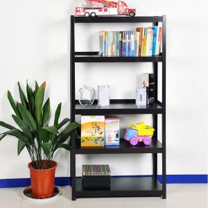 Metallic Angle Steel Rack Room Bookshelf Household Display Shelf