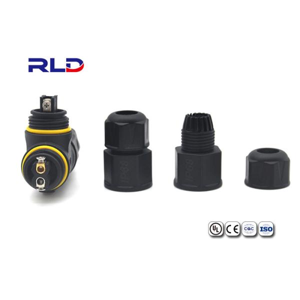 2 Pin 3 Pin Waterproof Electrical Wire Connector Plug UL IP68 Power Cable