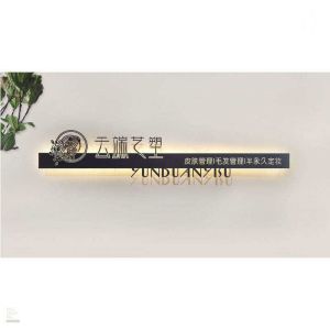 China Outdoor waterproof lighting custom logo lit back light letter sign signage on sale