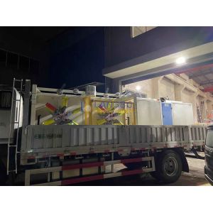 Pert Spiral Winding Corrugated PE Pipes Coiler For Extrusion Lines