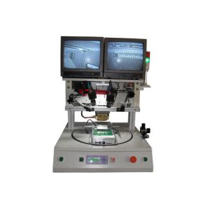 Double LCD Display Pulse Hot Bar Soldering Machine With Turnable Table
