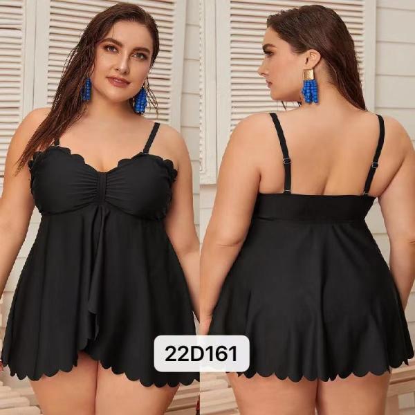 Quality Polyamide Large Size Ladies Swimwear Leopard Neck Split Plus Size Bathing Suits wholesale