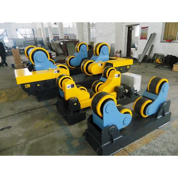 3kw Motor Power, 40 T Steel / Rubber Pipe Welding Rotator with Remote Hand