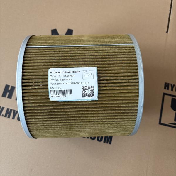 Excavator Strainer-Breather 31EH-00090 For 80D-9 180DE 250D-9 250DE HL770-7 HL770-7A HL770-9