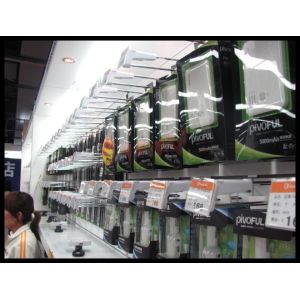 COMER anti-theft metal locker for cell phone accossories shop display hooks