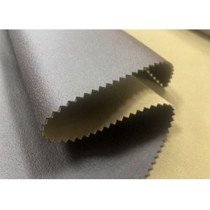 100 Polyester Material Dark Brown 400GSM High Grade Elegant Leather Style