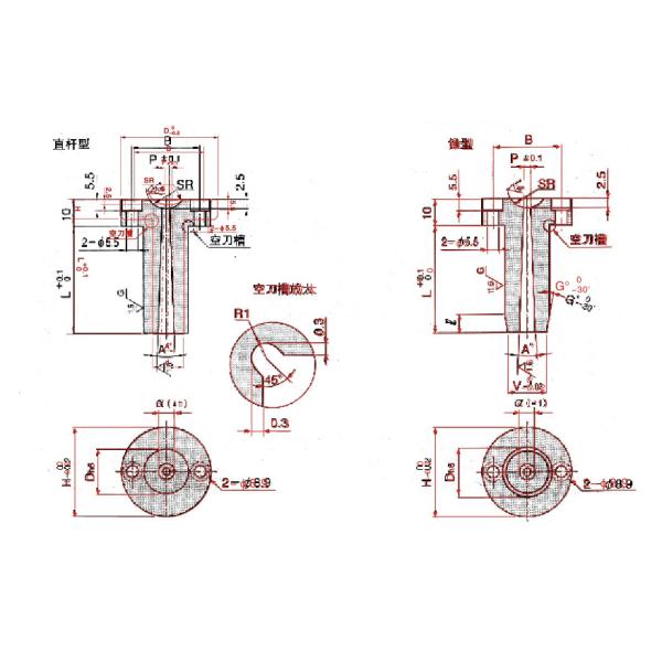 Sprue bushings for Plastic Molds Parts S45C,HPM1,SKD61 15days to worldwide