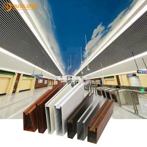 China Suspended Aluminium / Aluminum False Ceiling, Building Commercial Decorating Metal Panel on sale