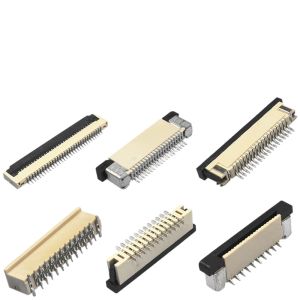 1.0mm Pitch FFC FPC Connector Double Sided Connection Horizontal Pasting