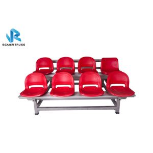 Aluminum Alloy 3 Row Bleachers , Mobile Grandstand For School / University