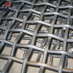 Galvanized Crimp Mesh Crimped Wire Mesh Square Decorative Woven Metal Fence