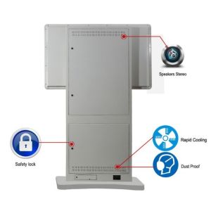 43inch Rotatable Kiosk Digital Signage, Android 7.1 Wifi Rotate Screen Lcd
