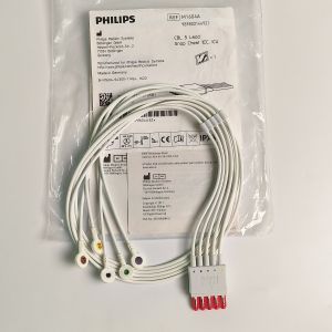 Philip CBL 5 Lead Snap Chest IEC,ICU，REF M1604A  PN 989803144921