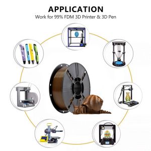 Strong Toughness PLA+ Filament 1.75mm Terra Brown 3d Printing Filament